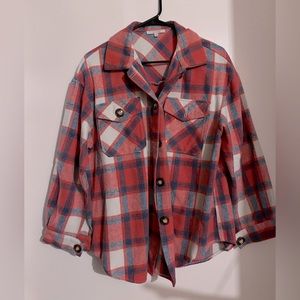 Boutique flannel Shackleton. Red, white and blue